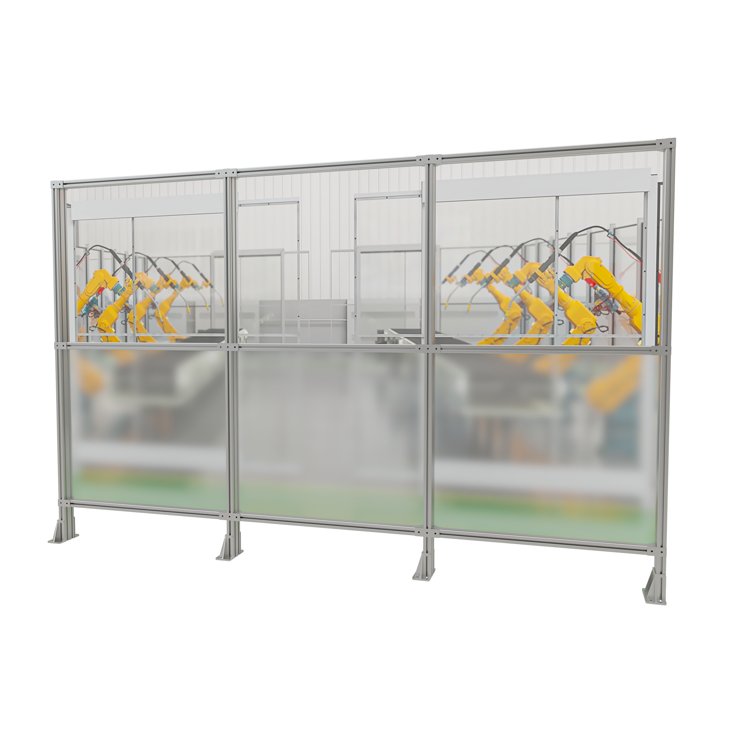 C款鋁型材4040圍欄結(jié)構(gòu)